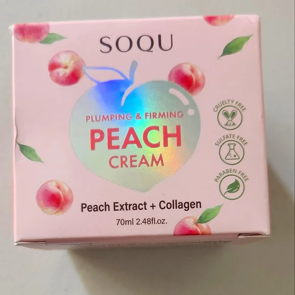 SOQU Plumping and Firming Body Cream with Peach Extract and Collagen - Picture 1 of 5